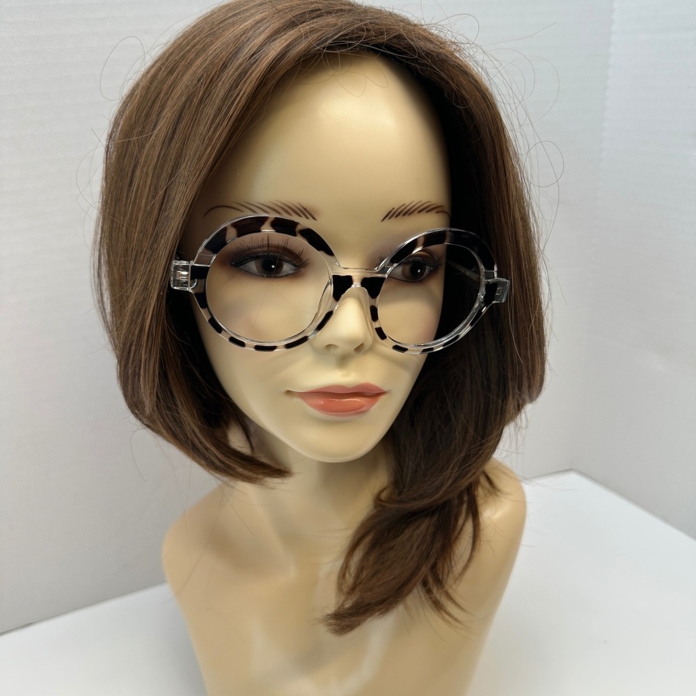 Zeelool JGT693832-02 Round Tortoise Clear Glasses Frames Only Womens - Picture 2 of 5